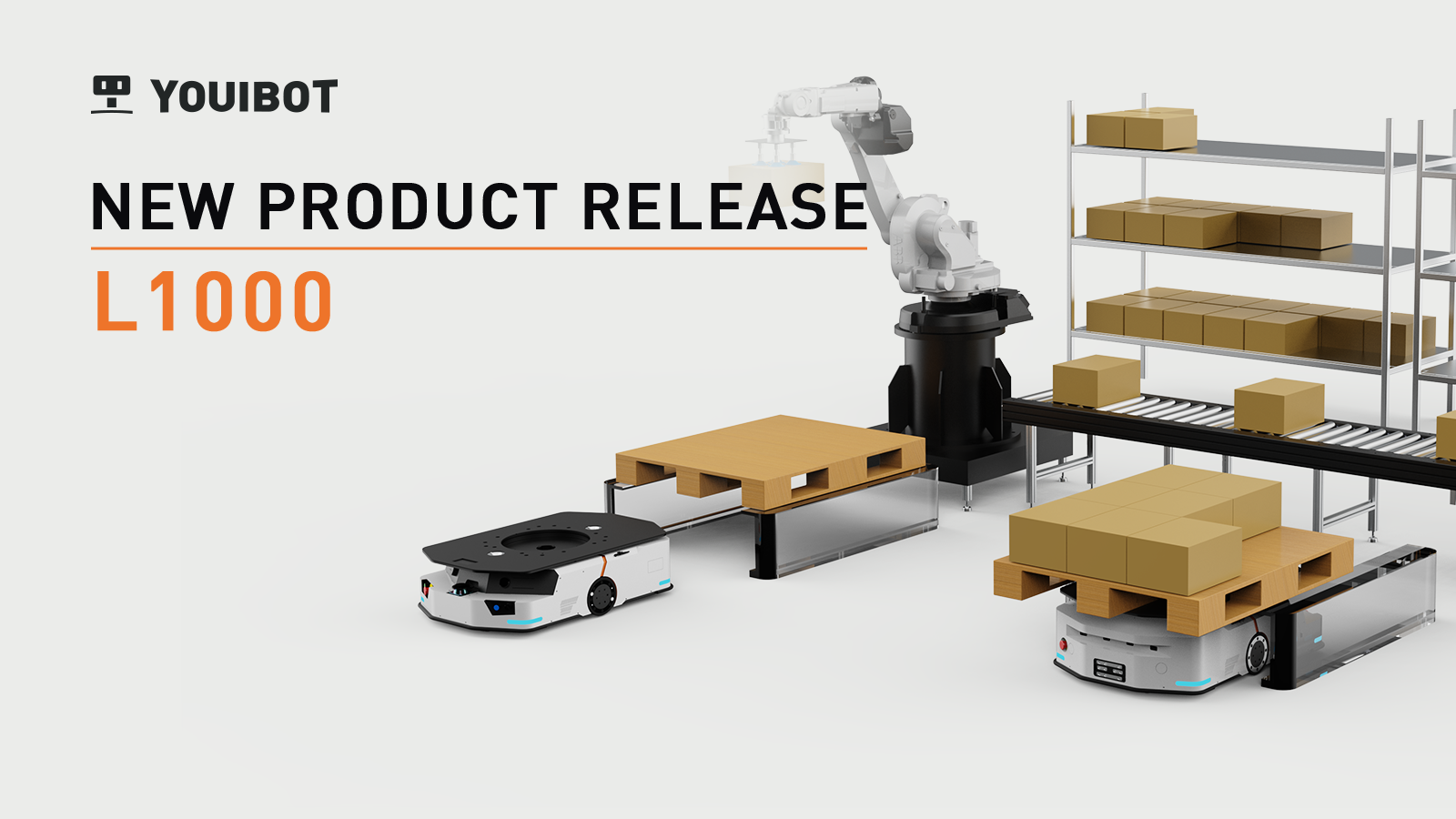 Live Webinar：Youibot Robotics' New Product L1000 AMR Release!